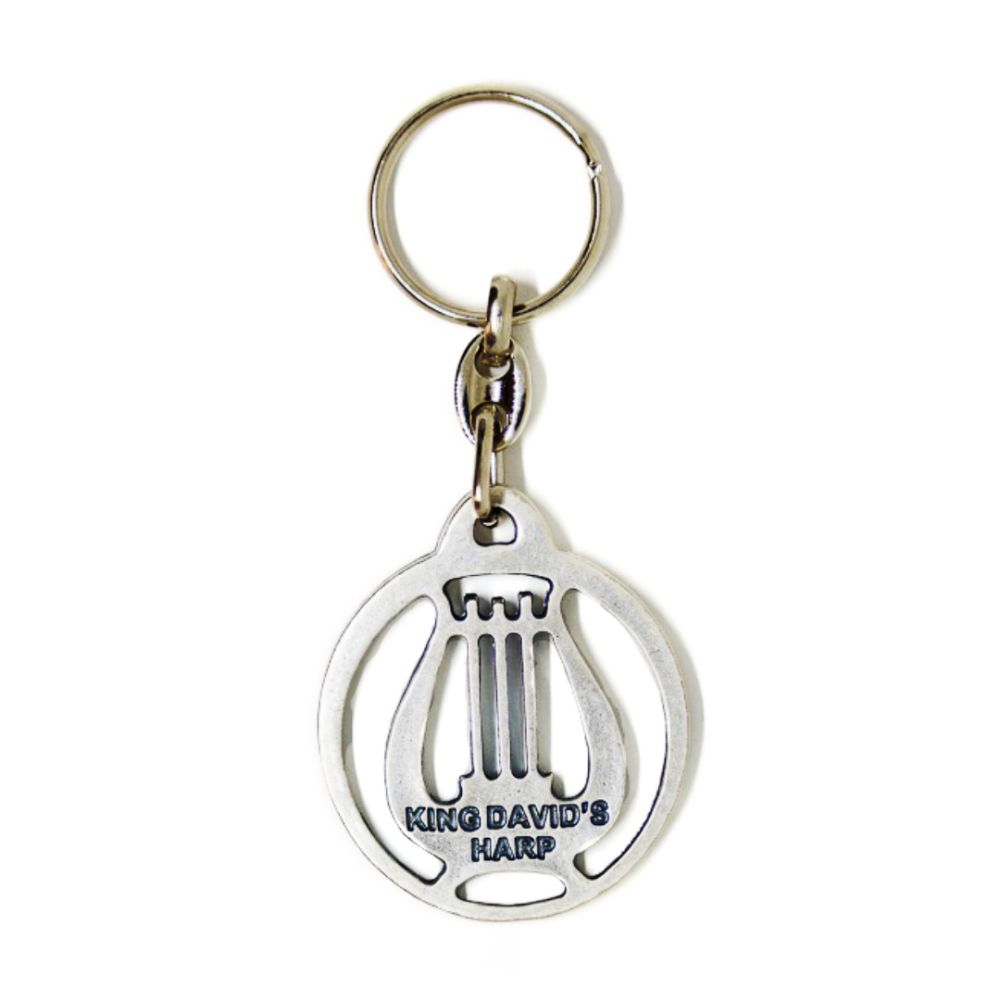 <span class="jp_product_title">King David Harp keychain</span>