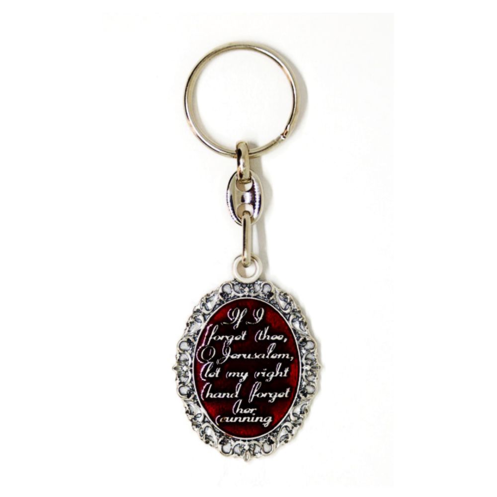 <span class="jp_product_title">IF I FORGET THEE JERUSALEM Keychain</span>