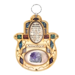 Amethyst Hamsa Blessing HB-1098-1-1